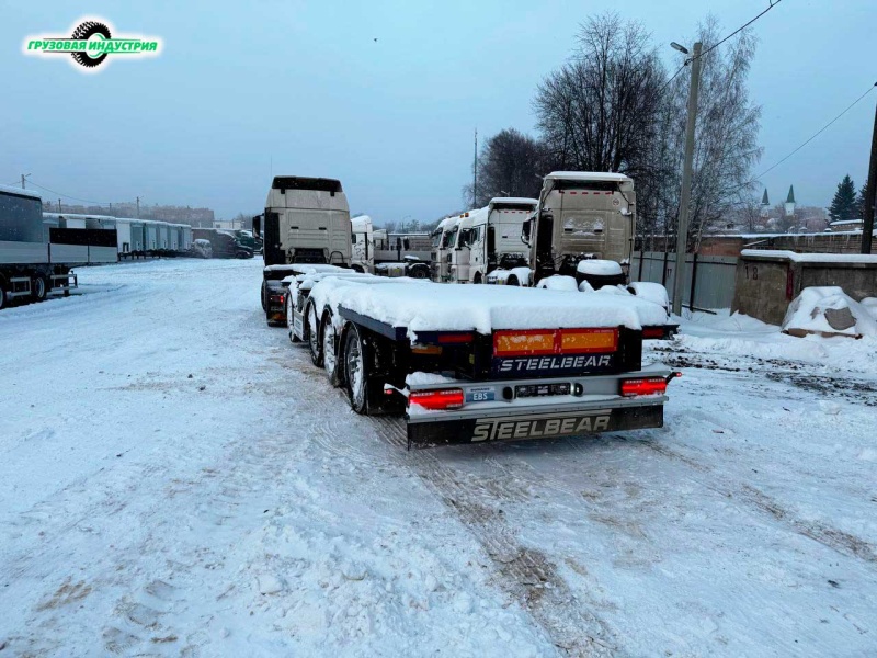 Отгрузка полуприцепа контейнеровоза SteelBear PF-41N-6 (универсал) в г. Саранск Республика Мордовия